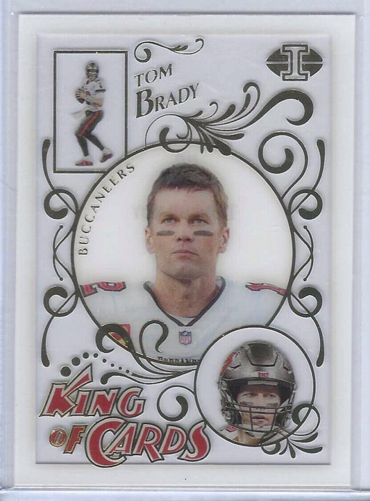 TOM BRADY 2021 PANINI ILLUSIONS KING OF CARDS ACETATE #KC-2