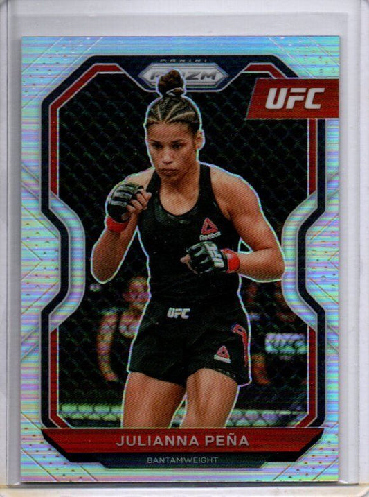 JULIANNA PENA 2021 PANINI PRIZM UFC SILVER PRIZM #45