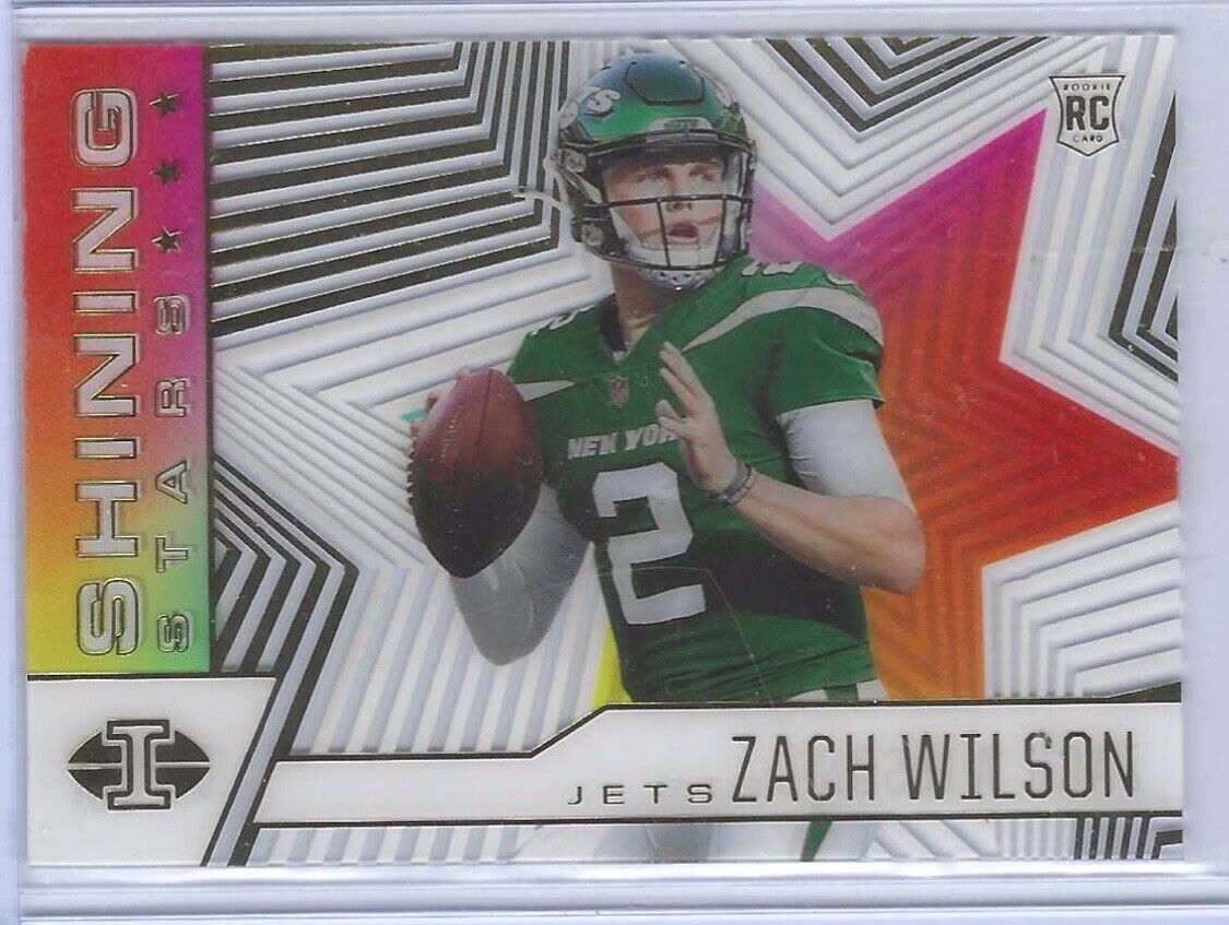 ZACH WILSON 2021 PANINI ILLUSIONS SHINING STARS ACETATE RC #SS-12