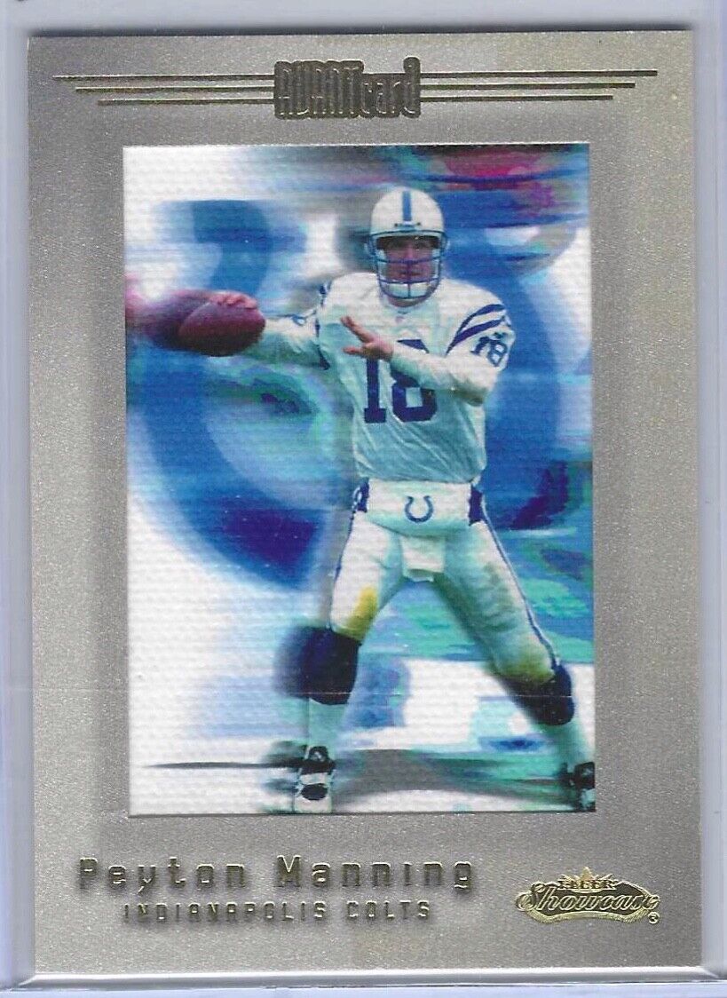 PEYTON MANNING 2001 FLEER SHOWCASE FRAMED AVANT #105