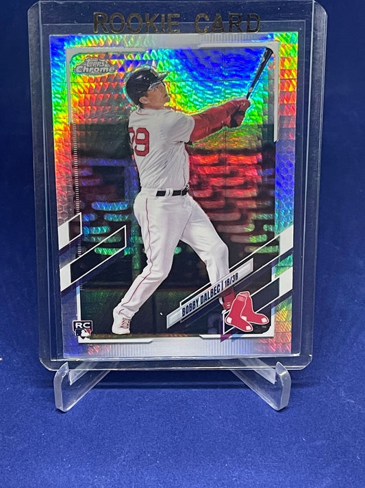 BOBBY DALBEC 2021 TOPPS CHROME PRISM REFRACTOR ROOKIE RC #151