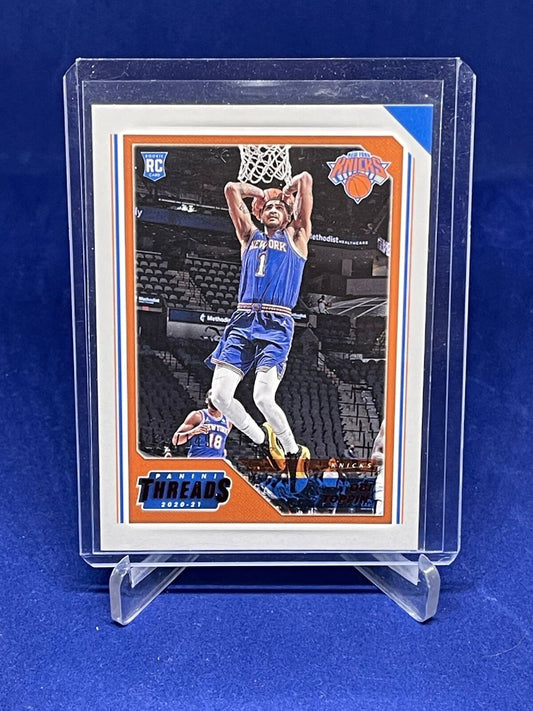 OBI TOPPIN 2020-21 PANINI CHRONICLES THREADS RED ROOKIE RC #D 39/149