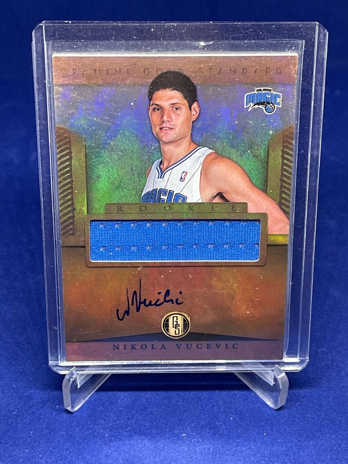 NIKOLA VUCEVIC 2012-13 GOLD STANDARD JERSEY AUTO ROOKIE RC #289