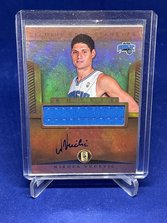 NIKOLA VUCEVIC 2012-13 GOLD STANDARD JERSEY AUTO ROOKIE RC #289