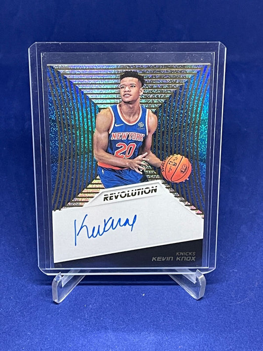 KEVIN KNOX 2018-19 PANINI REVOLUTION ON CARD ROOKIE AUTO RC