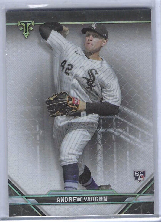 ANDREW VAUGHN 2021 TOPPS TRIPLE THREADS BASE ROOKIE RC #32