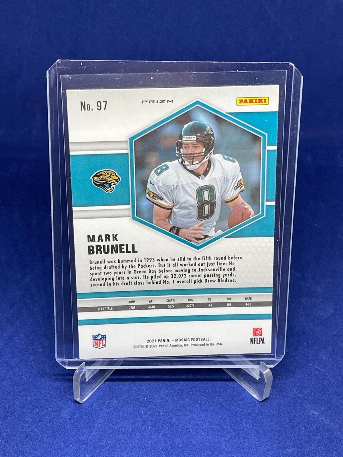 MARK BRUNELL 2021 PANINI MOSAIC GENESIS PRIZM SP #97