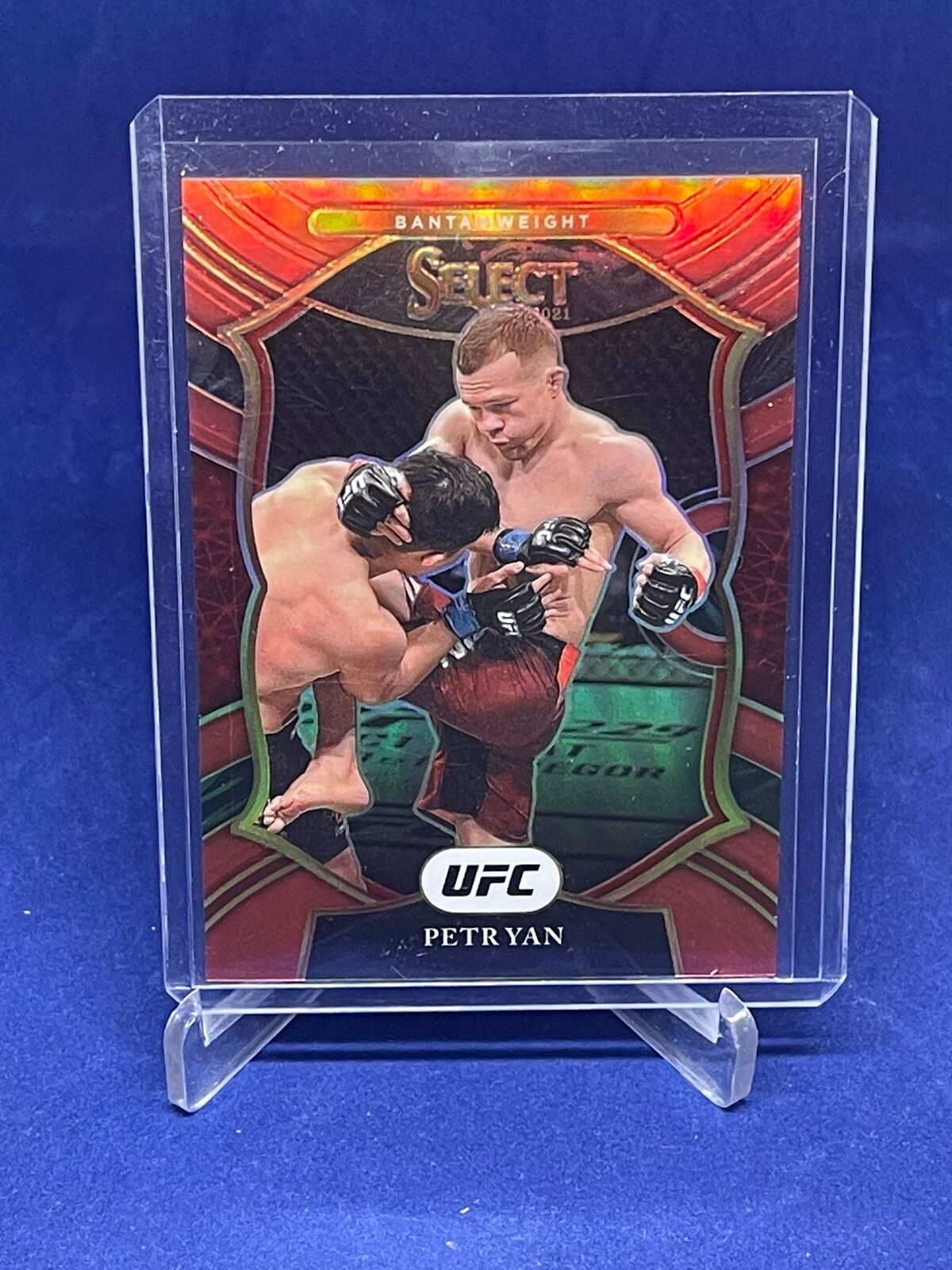 PETR YAN 2021 PANINI SELECT UFC CONCOURSE RED PRIZM #D 6/99
