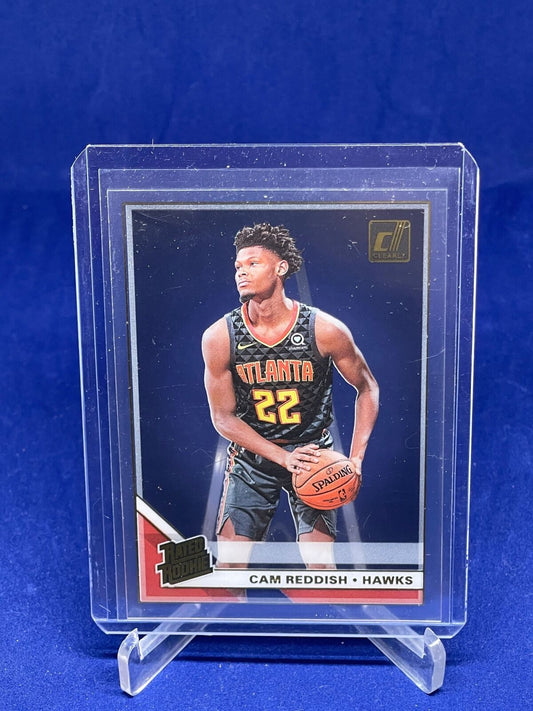 CAM REDDISH 2019-20 PANINI CLEARLY DONRUSS GOLD ROOKIE RC # 59