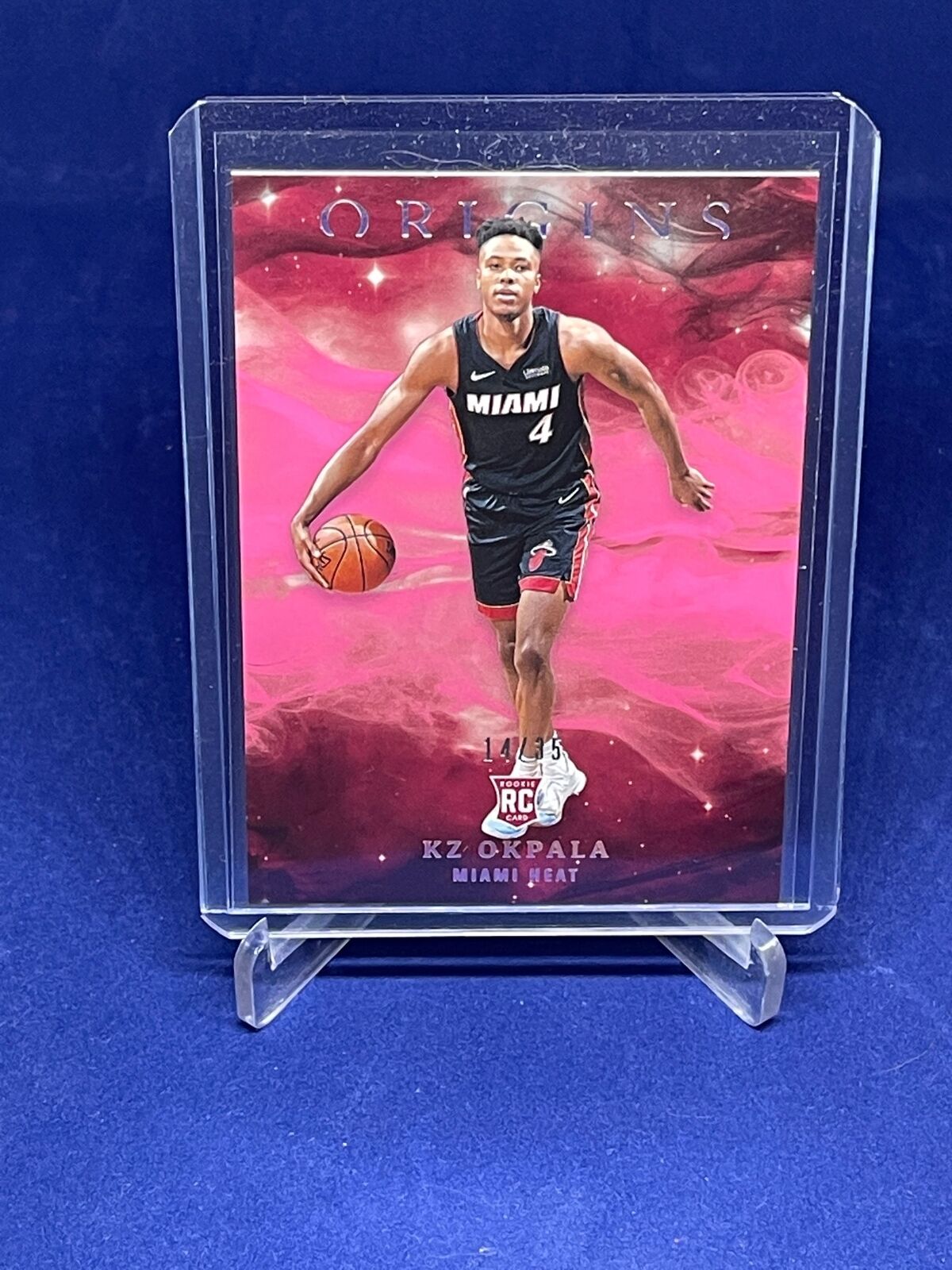 KZ OKPALA 2019-20 PANINI ORIGINS PINK ROOKIE RC #D 14/35