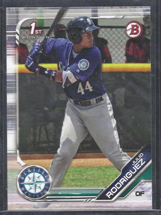 JULIO RODRIGUEZ 2019 TOPPS BOWMAN 1ST BOWMAN PROSPECT #BP-33