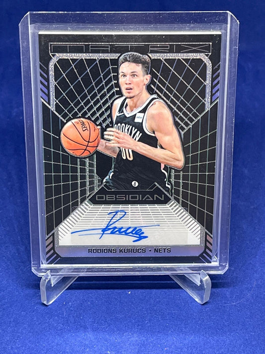 RODIONS KURUCS 2018-19 PANINI OBSIDIAN MATRIX PRIZM AUTO RC #D 36/75