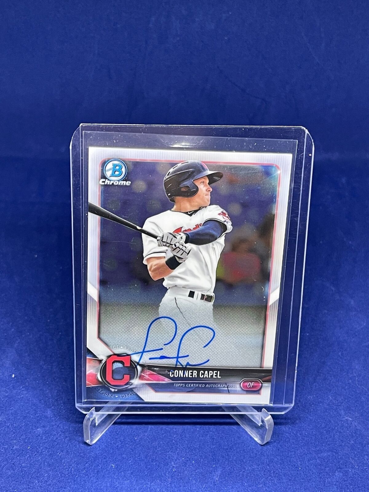 CONNER CAPEL 2018 BOWMAN CHROME ON CARD AUTO PROSPECT