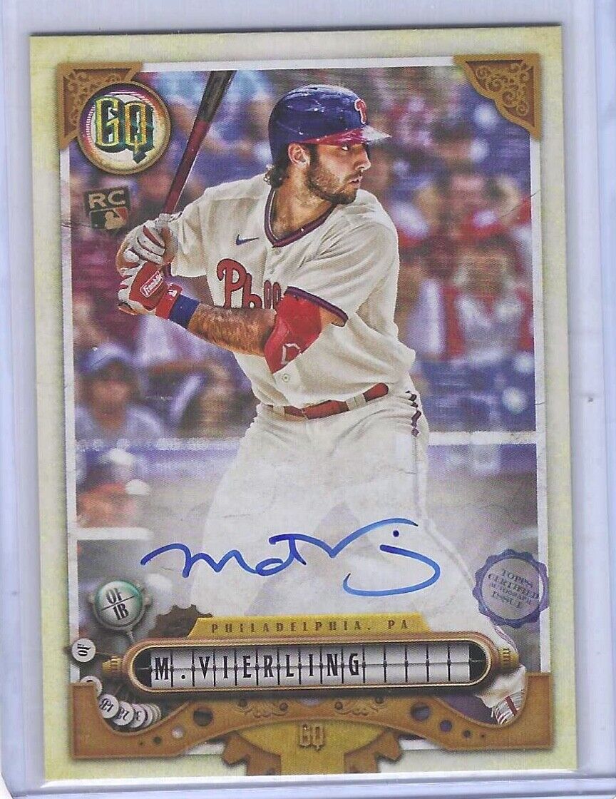 MATT VIERLING 2022 TOPPS GYPSY QUEEN ON CARD ROOKIE AUTO RC #GQA-MV