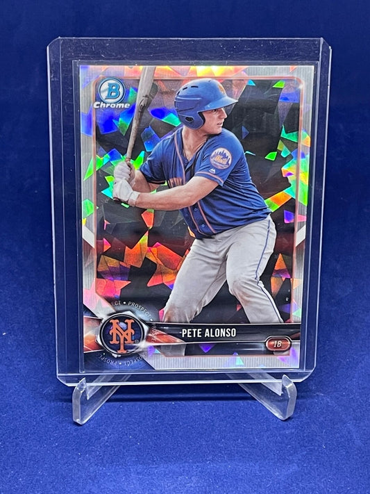 PETE ALONSO 2018 BOWMAN CHROME ATOMIC REFRACTOR PROSPECT