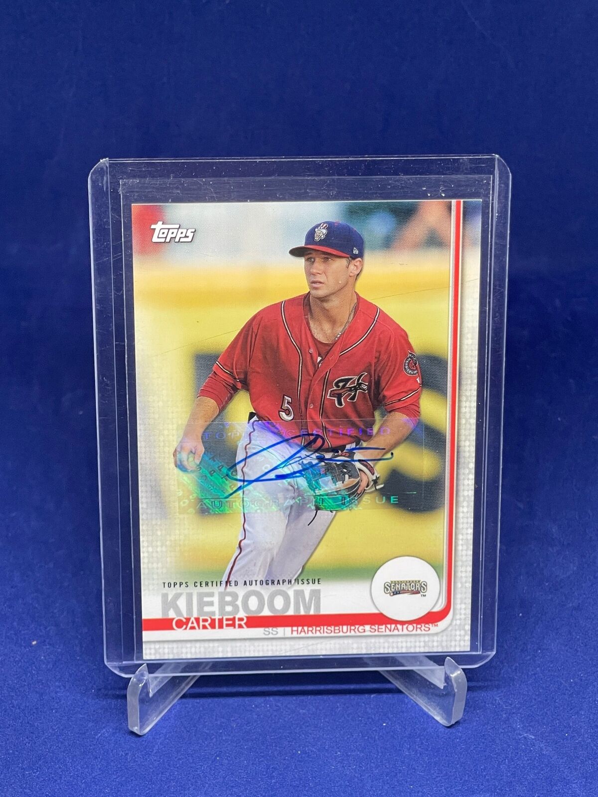 CARTER KIEBOOM 2019 TOPPS AUTO PROSPECT #36