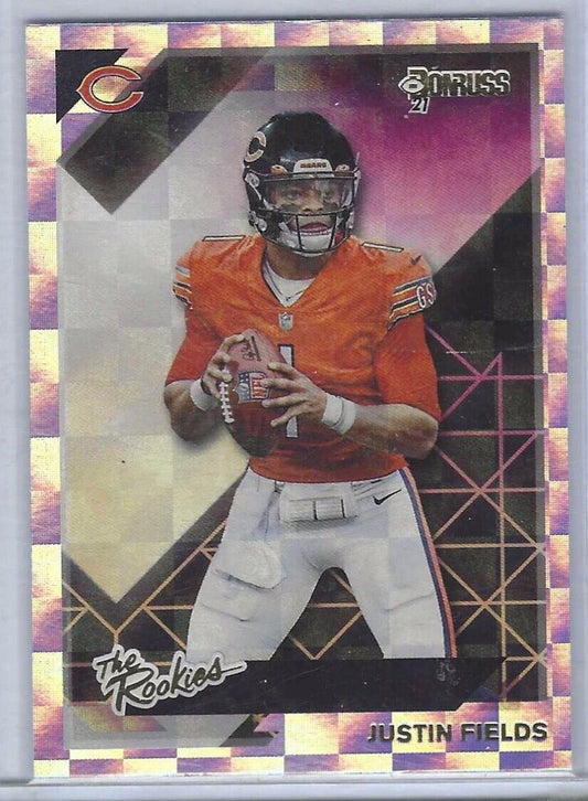JUSTIN FIELDS 2021 PANINI DONRUSS THE ROOKIES RC #TR-JFI