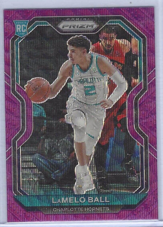 LAMELO BALL 2020-21 PANINI PRIZM PURPLE WAVE SP PRIZM RC #278