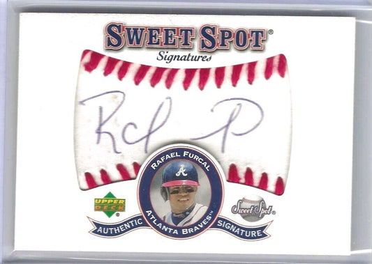RAFAEL FURCAL 2001 UPPER DECK SWEET SPOT SIGNATURES BASEBALL AUTO #S-RF
