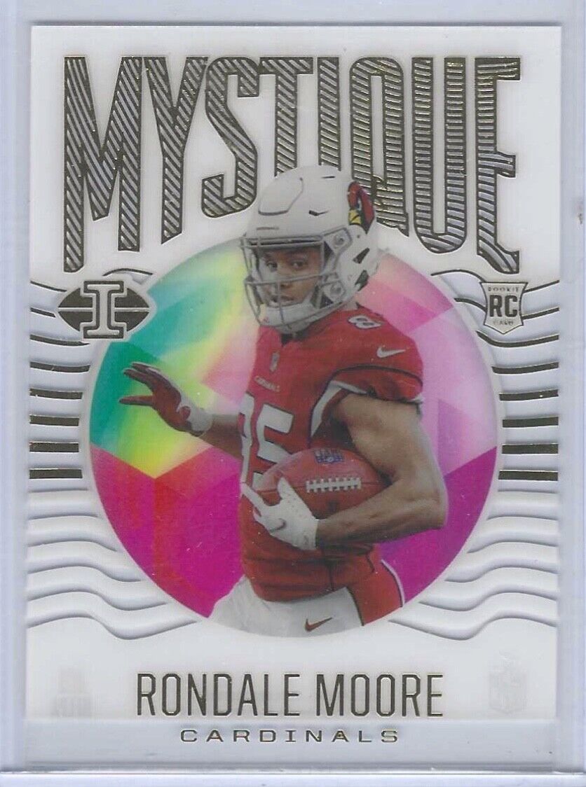 RONDALE MOORE 2021 PANINI ILLUSIONS MYSTIQUE ACETATE RC #MY-17