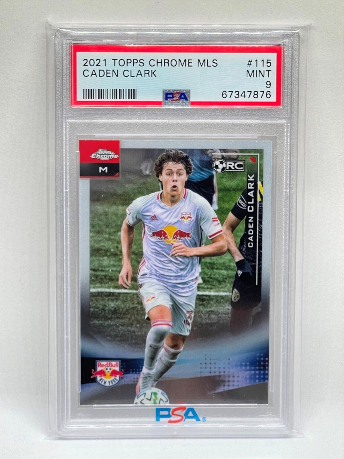 CADEN CLARK 2021 TOPPS CHROME MLS #115 ROOKIE RC PSA 9 MINT