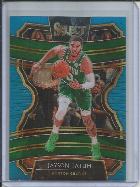JAYSON TATUM 2019-20 PANINI SELECT LIGHT BLUE PRIZM CONCOURSE LEVEL #D 123/299