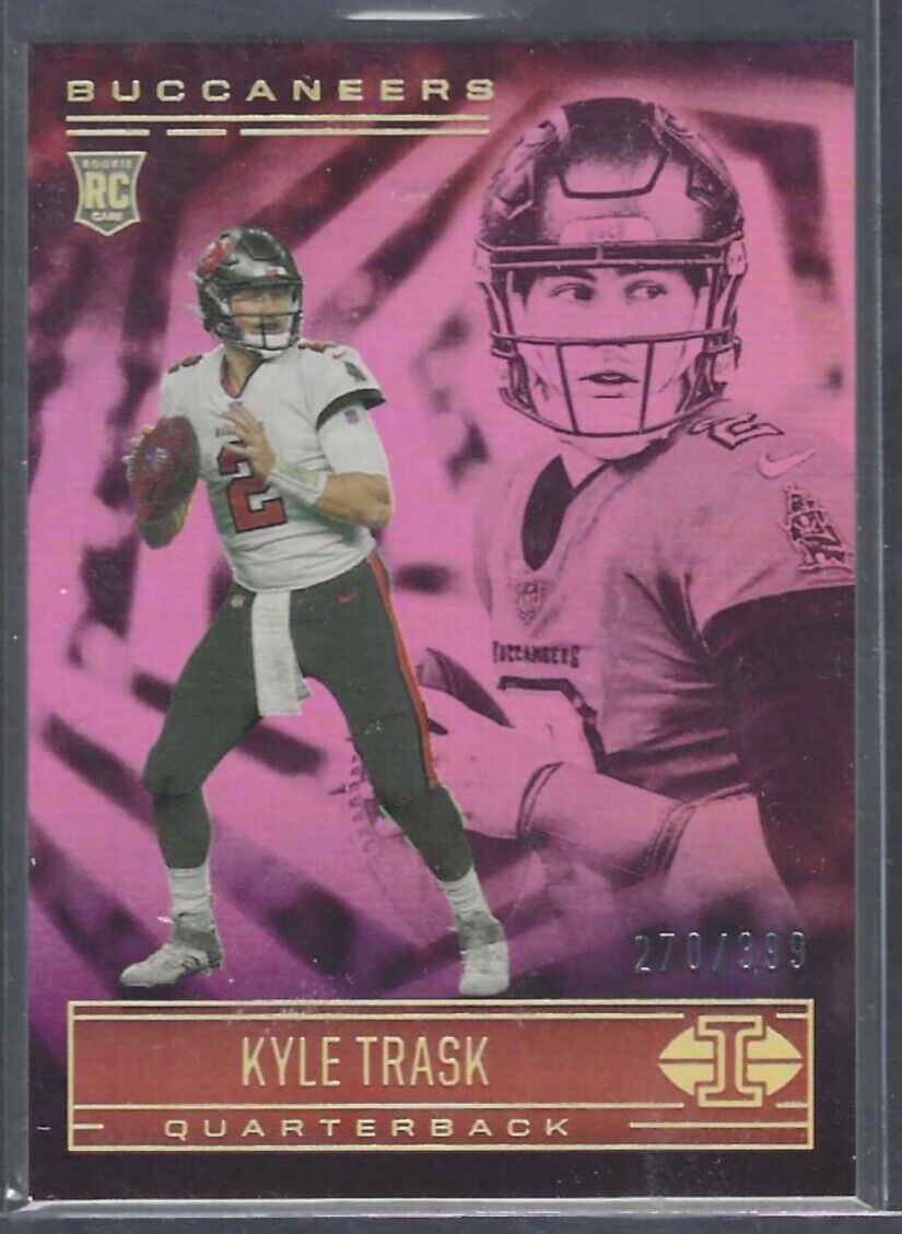 KYLE TRASK 2021 PANINI ILLUSIONS PINK FOIL ROOKIE RC #D 270/399