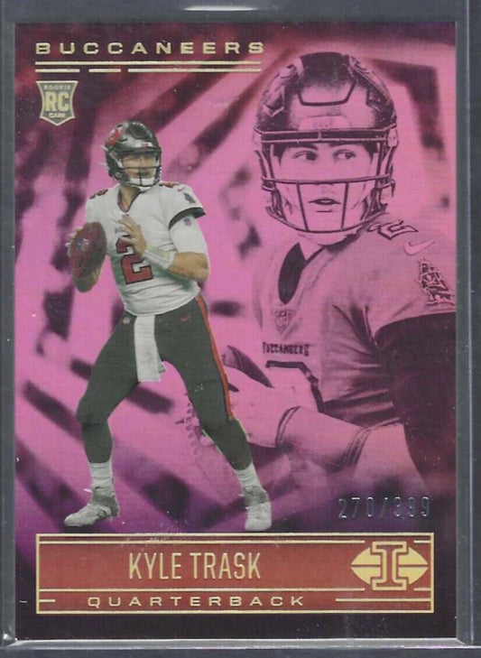 KYLE TRASK 2021 PANINI ILLUSIONS PINK FOIL ROOKIE RC #D 270/399