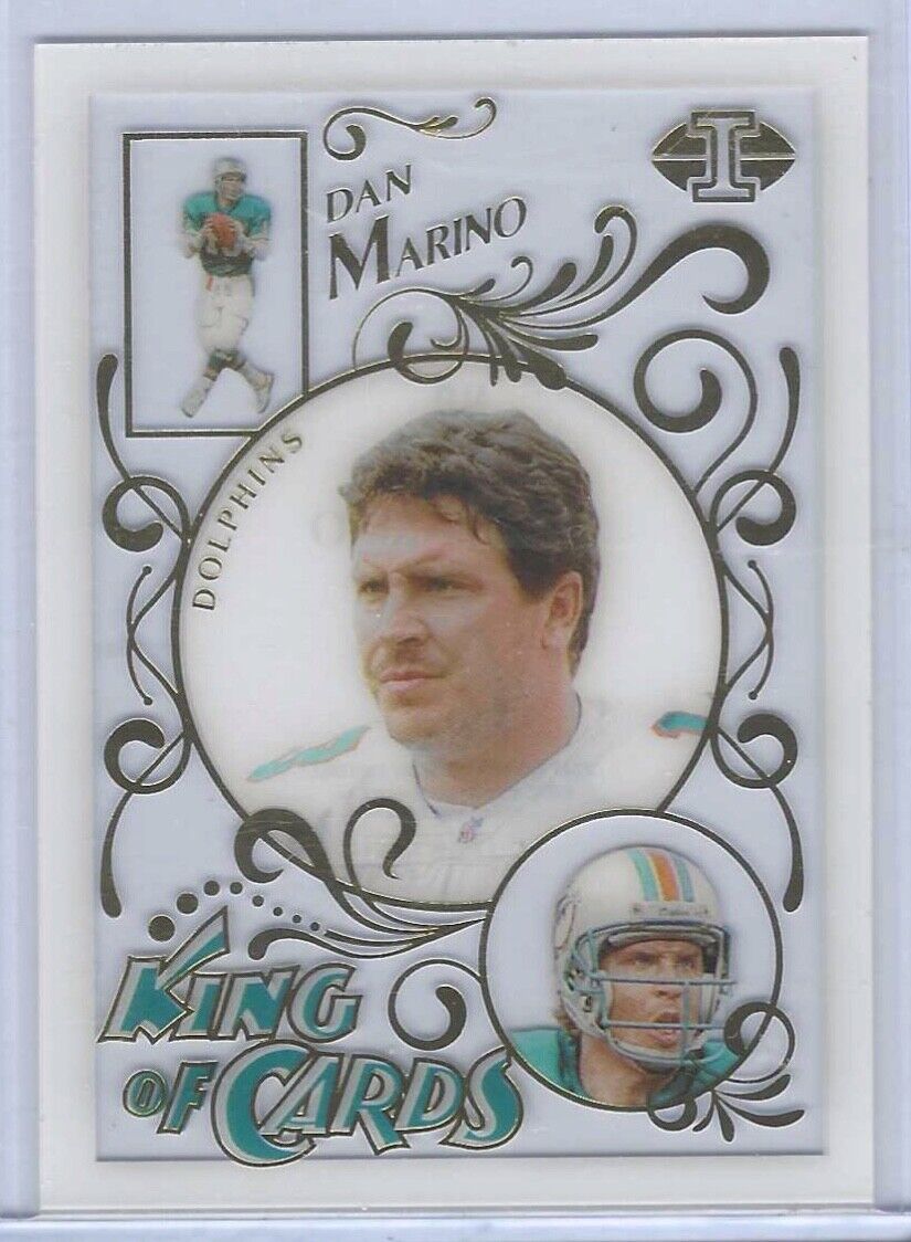 DAN MARINO 2021 PANINI ILLUSIONS KING OF CARDS ACETATE #KC-18