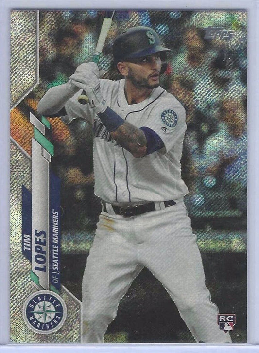 TIM LOPES 2020 TOPPS SERIES TWO FOILBOARD PARALLEL ROOKIE RC #D 233/264