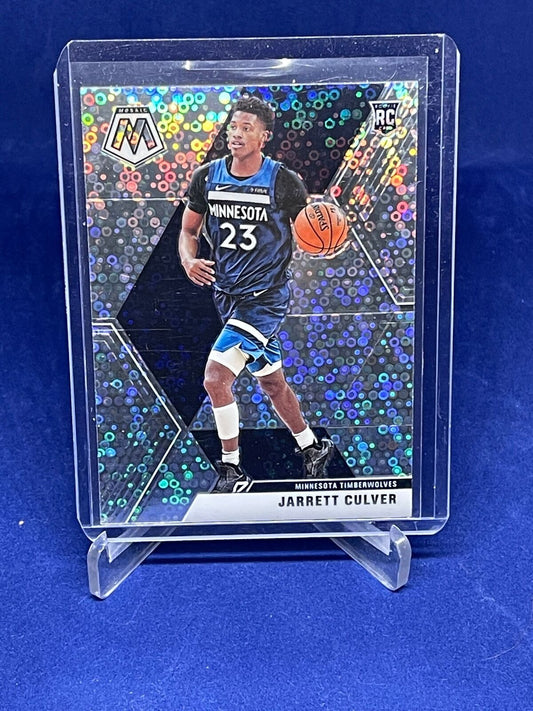 JARRETT CULVER 2019-20 PANINI MOSAIC DISCO SP PHOTO VARIATION PRIZM RC 201