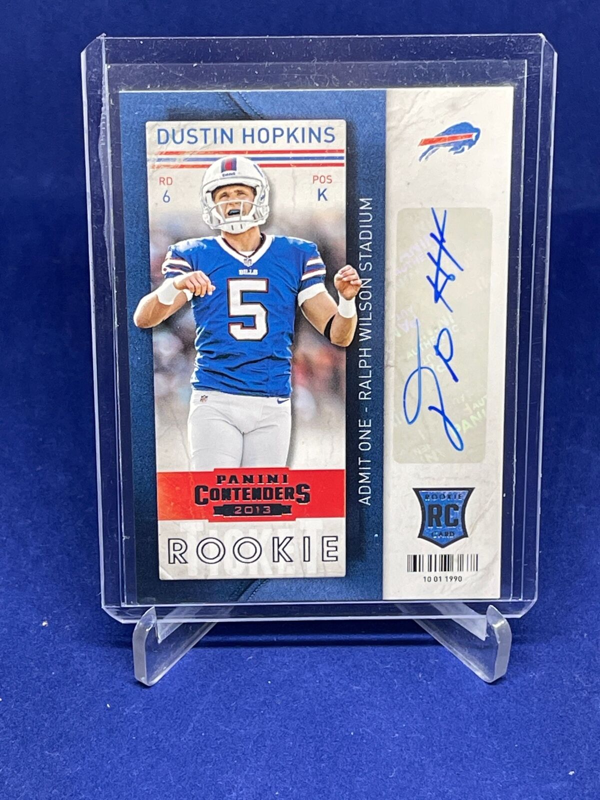DUSTIN HOPKINS 2013 PANINI CONTENDERS ROOKIE TICKET RC #136