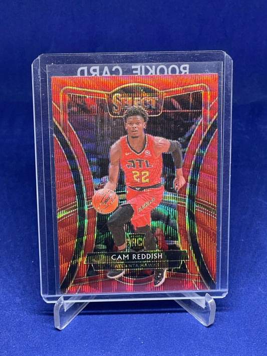 CAM REDDISH 2019-20 PANINI SELECT PREMIER LEVEL RED WAVE PRIZM ROOKIE RC #144