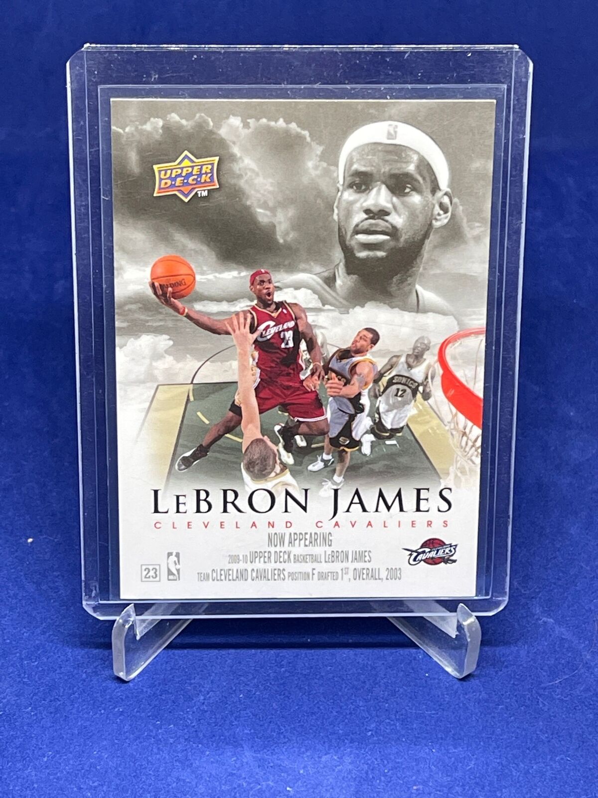 LEBRON JAMES 2009-10 UPPER DECK NOW APPEARING