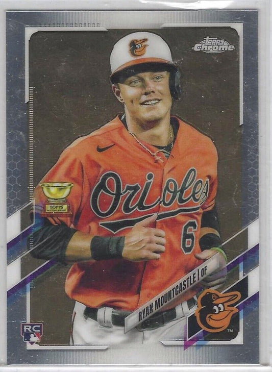 RYAN MOUNTCASTLE 2021 TOPPS CHROME BASE TRUE ROOKIE RC #63