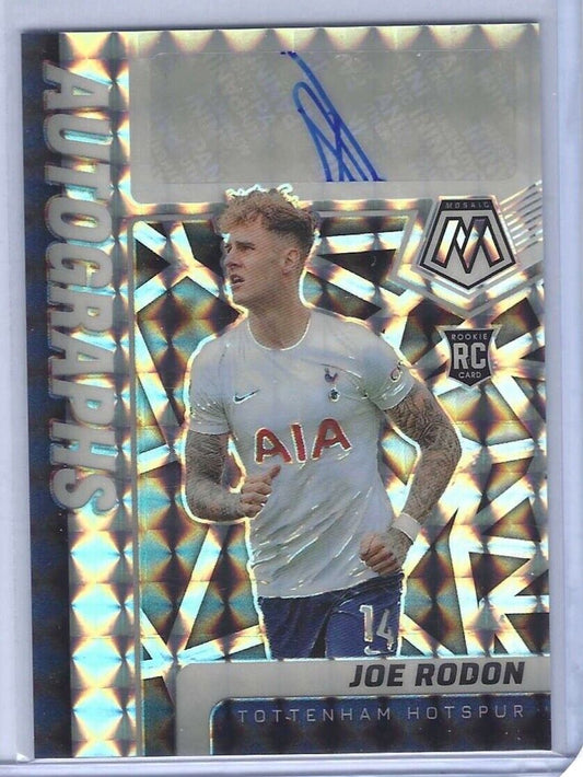 JOE RODON 2021-22 PANINI MOSAIC SILVER MOSAIC PRIZM ROOKIE AUTO RC #AM-JRO