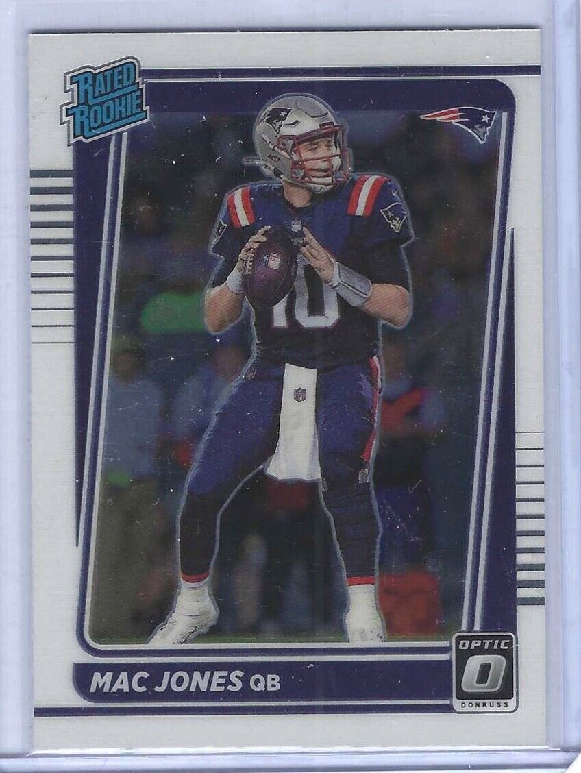MAC JONES 2021 PANINI DONRUSS OPTIC RATED ROOKIE RC #206