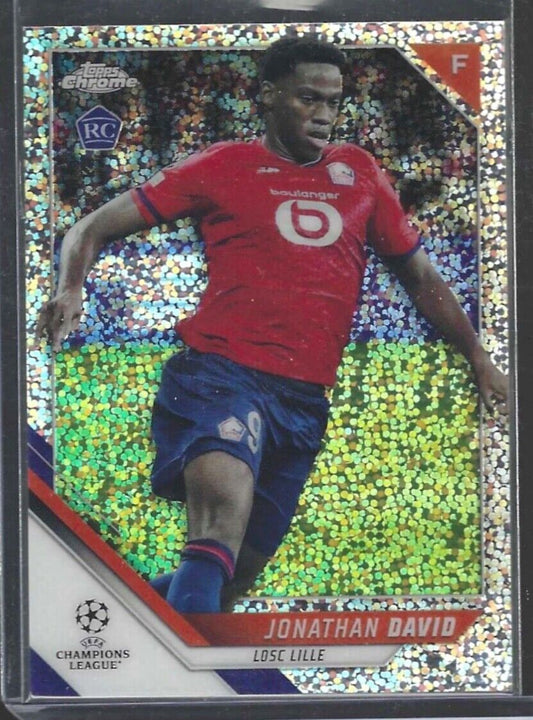 JONATHAN DAVID 2021-22 TOPPS CHROME SPECKLE REFRACTOR ROOKIE RC #191