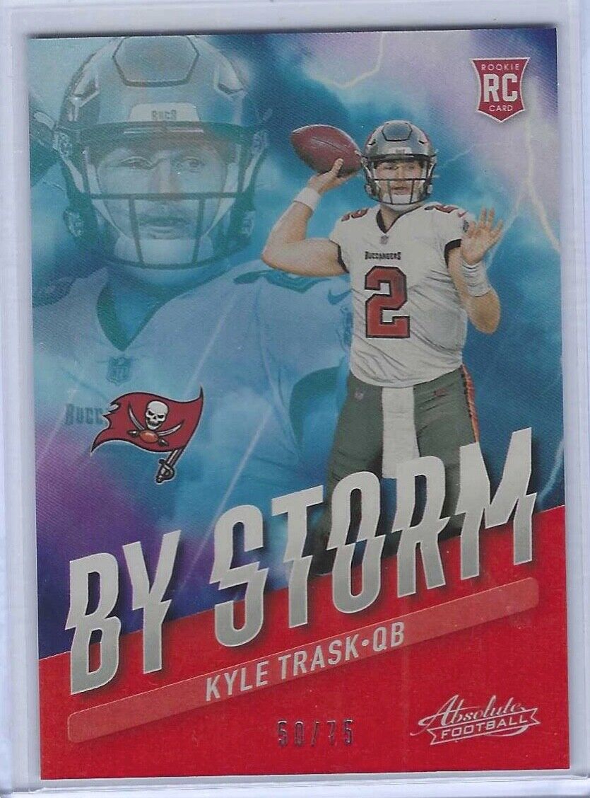 KYLE TRASK 2021 PANINI ABSOLUTE RED FOIL BY STORM ROOKIE RC #D 50/75