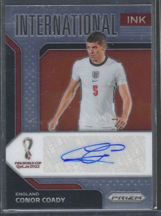 CONOR COADY 2021-22 PANINI PRIZM WORLD CUP INTERNATIONAL INK AUTO #I-CC