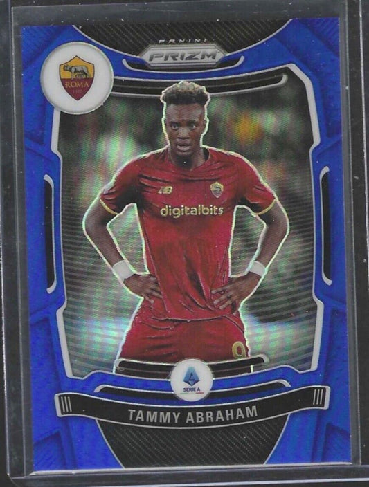 TAMMY ABRAHAM 2021-22 PANINI PRIZM CHRONICLES EPL BLUE PRIZM #D 01/49
