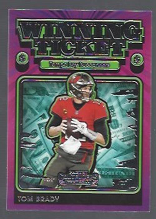 TOM BRADY 2021 PANINI CONTENDERS WINNING TICKET SP INSERT
