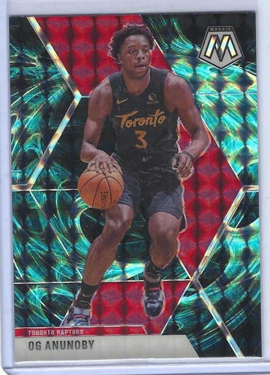 OG ANNUNOBY 2019-20 PANINI MOSAIC GENESIS PRIZM SP #39