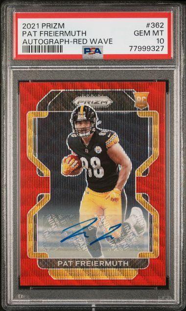 PAT FREIERMUTH 2021 PANINI PRIZM RED WAVE PRIZM AUTO RC /149 PSA 10 GEM POP 6