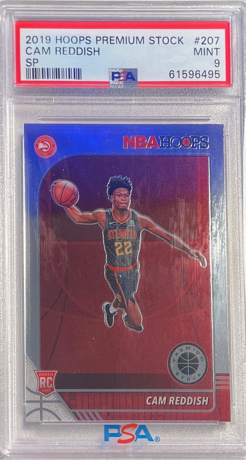 CAM REDDISH 2019-20 NBA HOOPS PREMIUM STOCK SP ROOKIE RC #207 PSA 9 MINT POP 22
