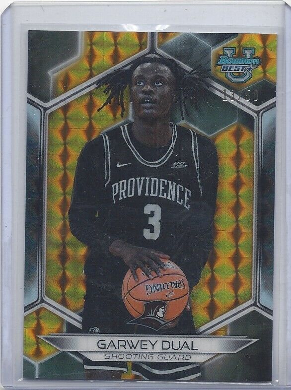 GARWEY DUAL 2023 BOWMANS BEST GOLD GEOMETRIC REFRACTOR #D 13/50