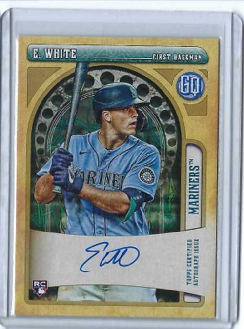 EVAN WHITE 2021 TOPPS GYPSY QUEEN ON CARD AUTO RC #GQA-EW