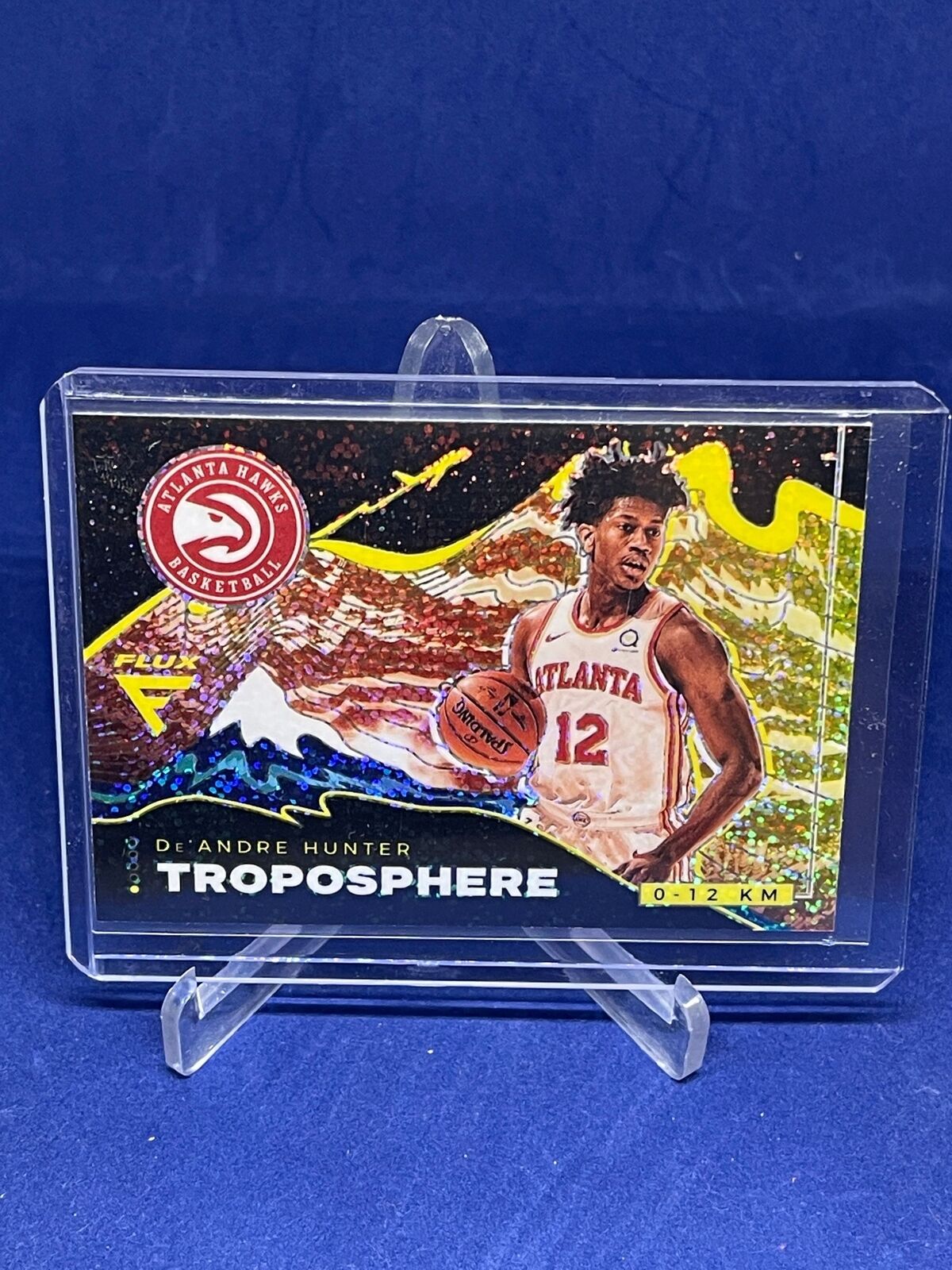 DEANDRE HUNTER 2020-21 PANINI FLUX TROPOSPHERE CASE HIT SSP PRIZM #15