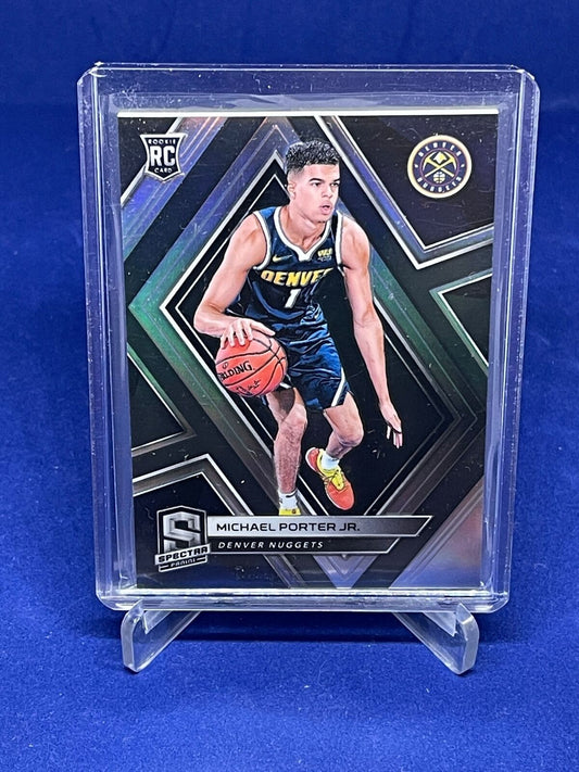 MICHAEL PORTER JR 2018-19 PANINI SPECTRA SILVER PRIZM SSP ROOKIE RC #56