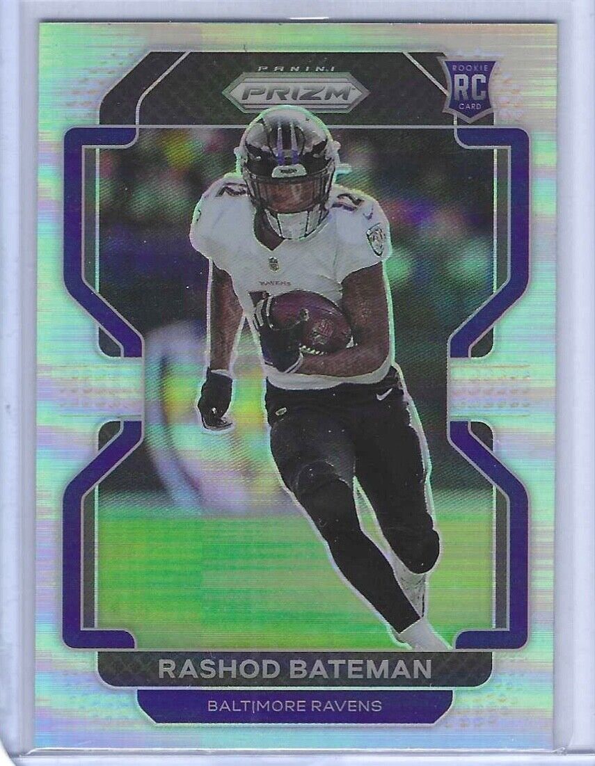 RASHOD BATEMAN 2021 PANINI PRIZM VARIATION SILVER PRIZM ROOKIE RC #V-340